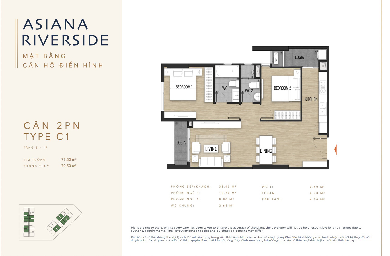 thiết kế layout căn hộ Shizen Home